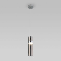 Подвесной светильник Eurosvet Lumen 50244/1 LED хром/дымчатый