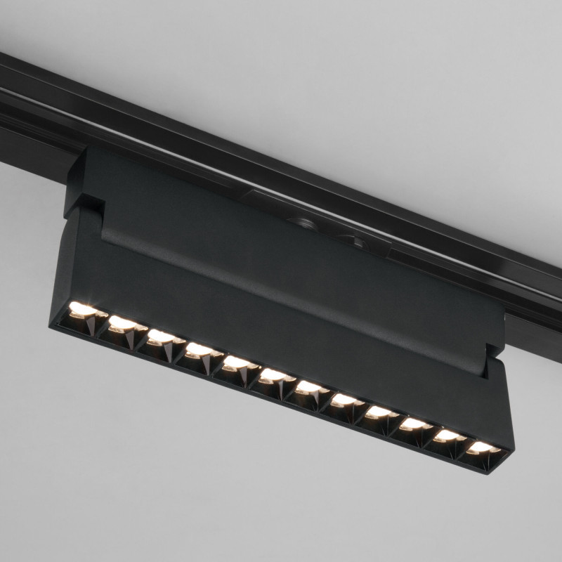 Трековый светильник Elektrostandard Garda Черный 20W 4200K (85018/01) однофазный