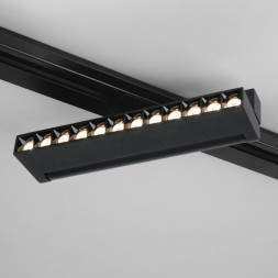 Трековый светильник Elektrostandard Garda Черный 20W 4200K (85018/01) однофазный