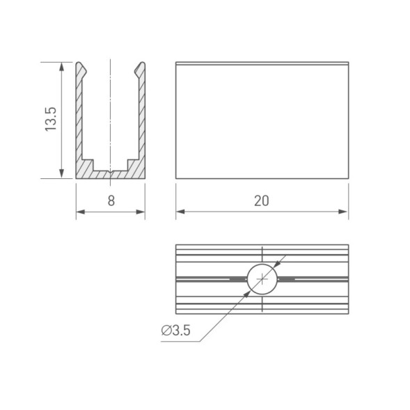Крепеж для гибкого неона Arlight MOONLIGHT 029827