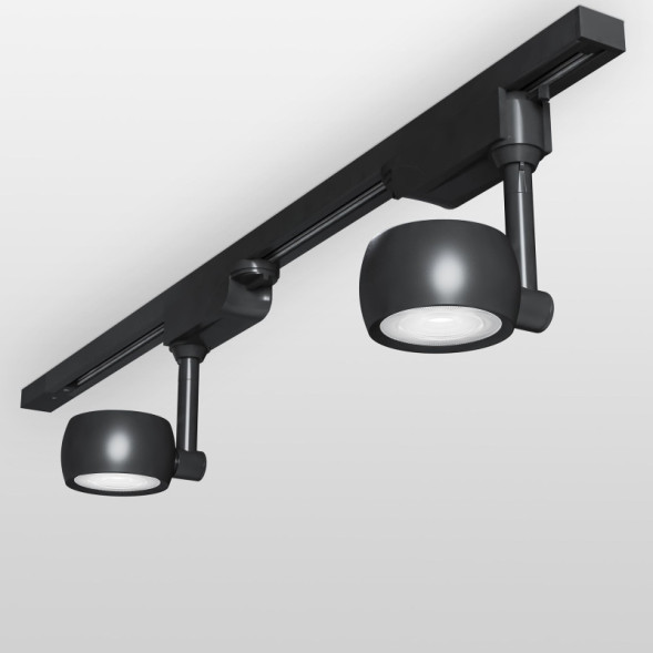 Светодиодный трековый светильник Elektrostandard Oriol Черный 12W 4200K (LTB48) однофазный