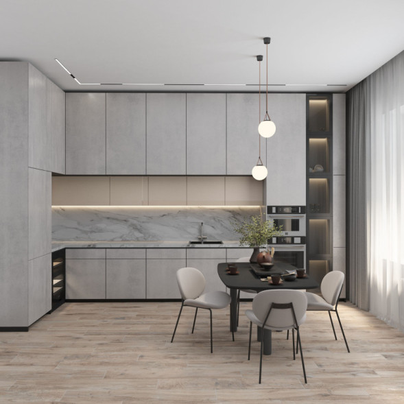 Светодиодный трековый светильник Denkirs SMART LINEAR DK8014-BK