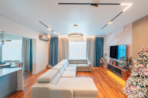 Светодиодный трековый светильник Denkirs SMART LINEAR DK8014-BK