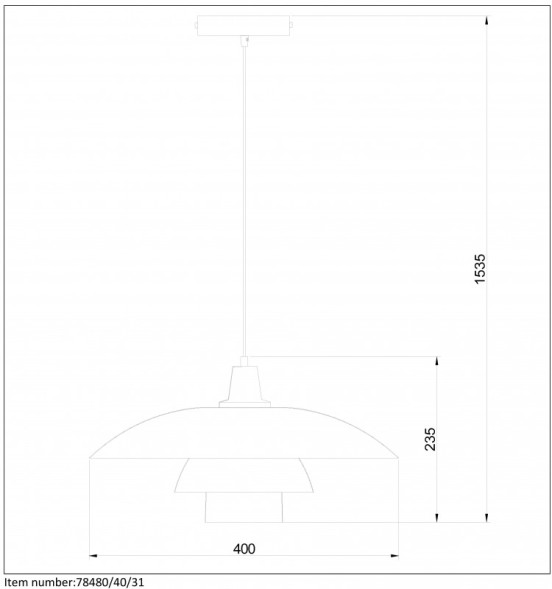 Подвесной светильник LUCIDE GITSY 78480/40/31