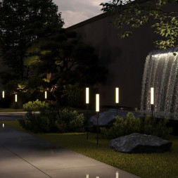 Грунтовый светильник Elektrostandard Invi (35155/F) черный Invi