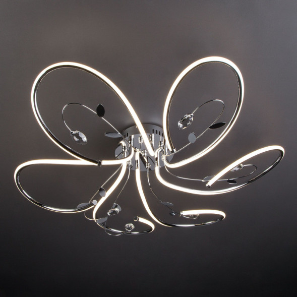 Потолочная люстра Eurosvet 90082/6 хром Venzel