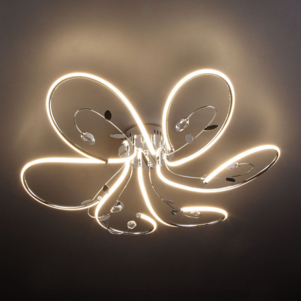 Потолочная люстра Eurosvet 90082/6 хром Venzel