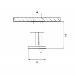 База накладная Lightstar RULLO 590010