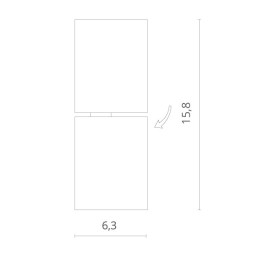 Накладной точечный светильник Divinare GAVROCHE posto 1800/02 PL-1