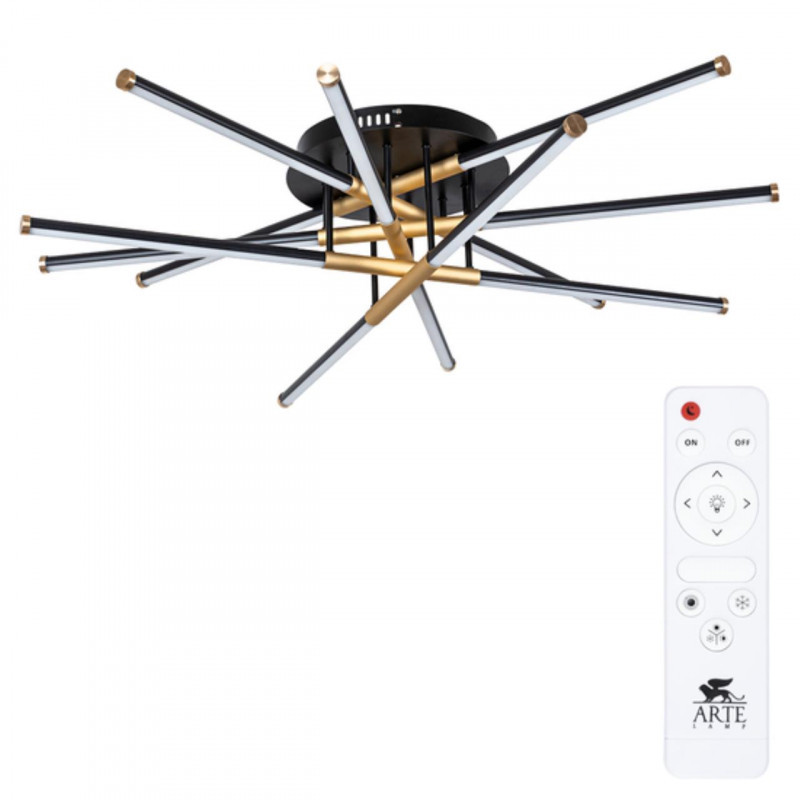 Люстра на штанге ARTE Lamp FERNANDO A2199PL-6BK