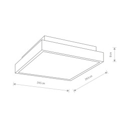 Потолочный светильник Nowodvorski Bassa LED 9500