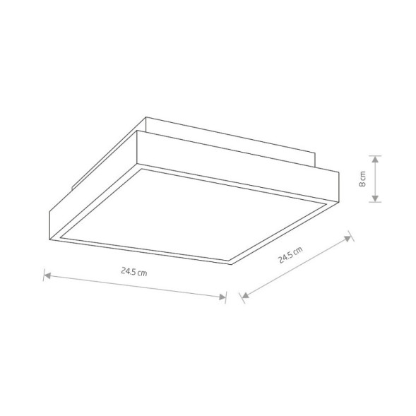 Потолочный светильник Nowodvorski Bassa LED 9500