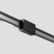 Коннектор для шинопровода Maytoni Technical Magnetic track system Flexity накладной черный TRA200IPC-11B