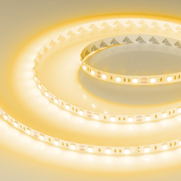 Лента Arlight RT-B60-10mm 5060 012342(2) 72W 12V 750lm желтый IP20