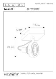 Спот LUCIDE TALA LED 31931/12/31