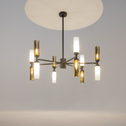 Люстра на штанге Maytoni MEMORY MOD177PL-12G