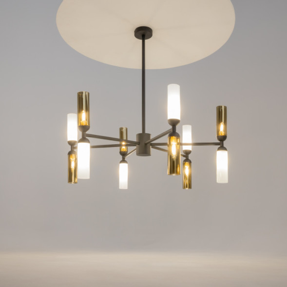 Люстра на штанге Maytoni MEMORY MOD177PL-12G