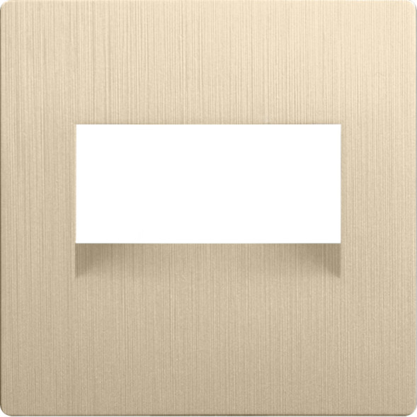 Клавиша Werkel WL10-RJ45+RJ45-CP шампань рифленый