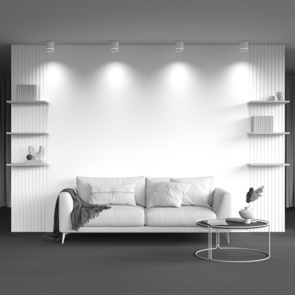 Накладной точечный светильник Maytoni Technical ORLO C085CL-9W3K-W