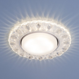 Встраиваемый точечный светильник Elektrostandard 3026 GX53 CL прозрачный