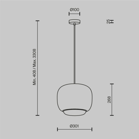 Подвесной светильник MOD466PL-L12W3K Maytoni Brio