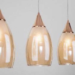 Подвесной светильник Eurosvet Cosmic 50285/3 золото