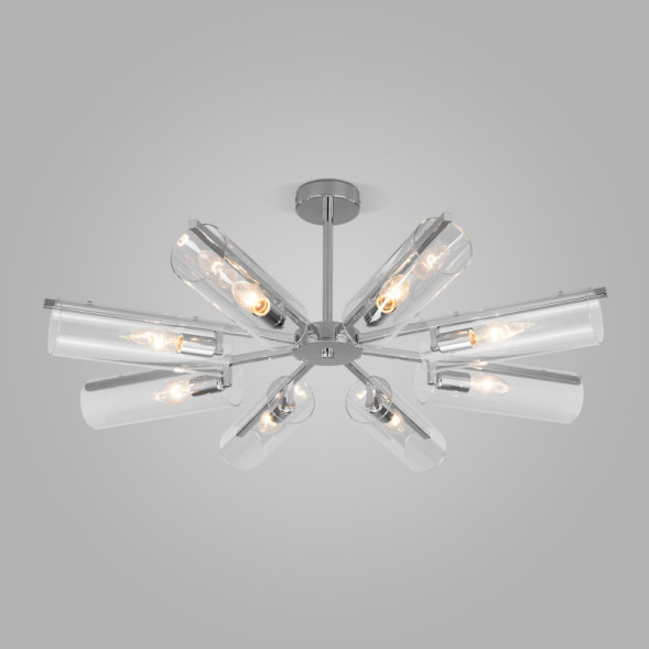 Люстра на штанге Eurosvet Trompeta 70144/8 хром