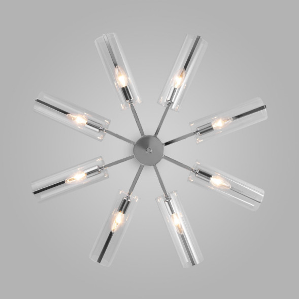 Люстра на штанге Eurosvet Trompeta 70144/8 хром