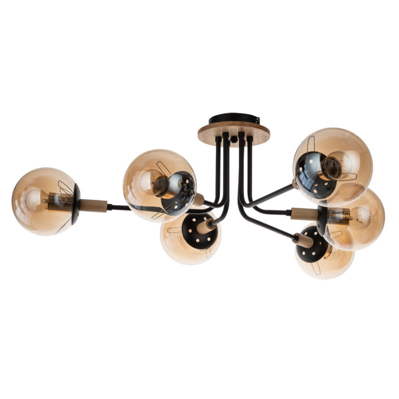 Люстра на штанге ARTE Lamp OXFORD A2716PL-6BK