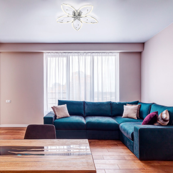 Потолочная люстра Eurosvet 90056/5 хром FIONA