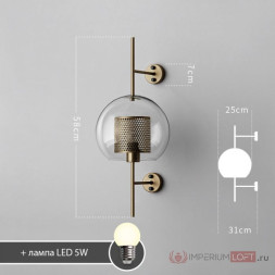 Бра ImperiumLoft 189443-26