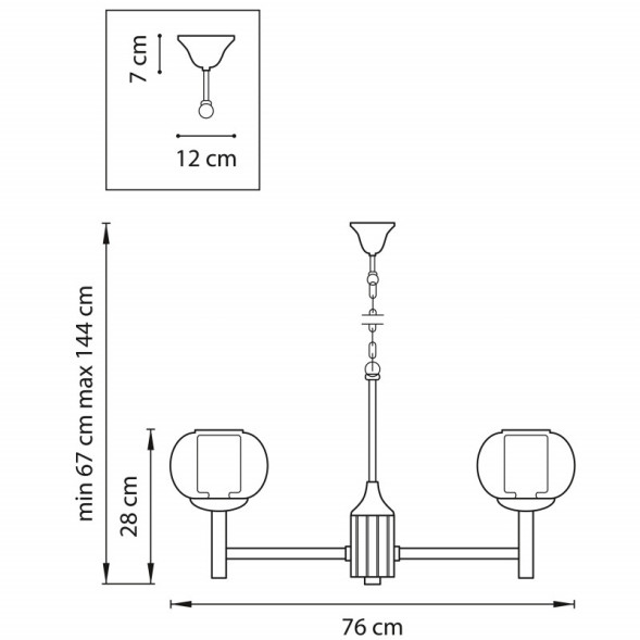 Подвесная люстра Lightstar FIAMMA 730063