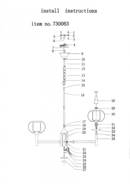 Подвесная люстра Lightstar FIAMMA 730063