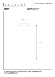Ночник детский LUCIDE Selin 03522/01/37