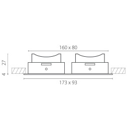 Корпус светильника Lightstar 012826 Piano