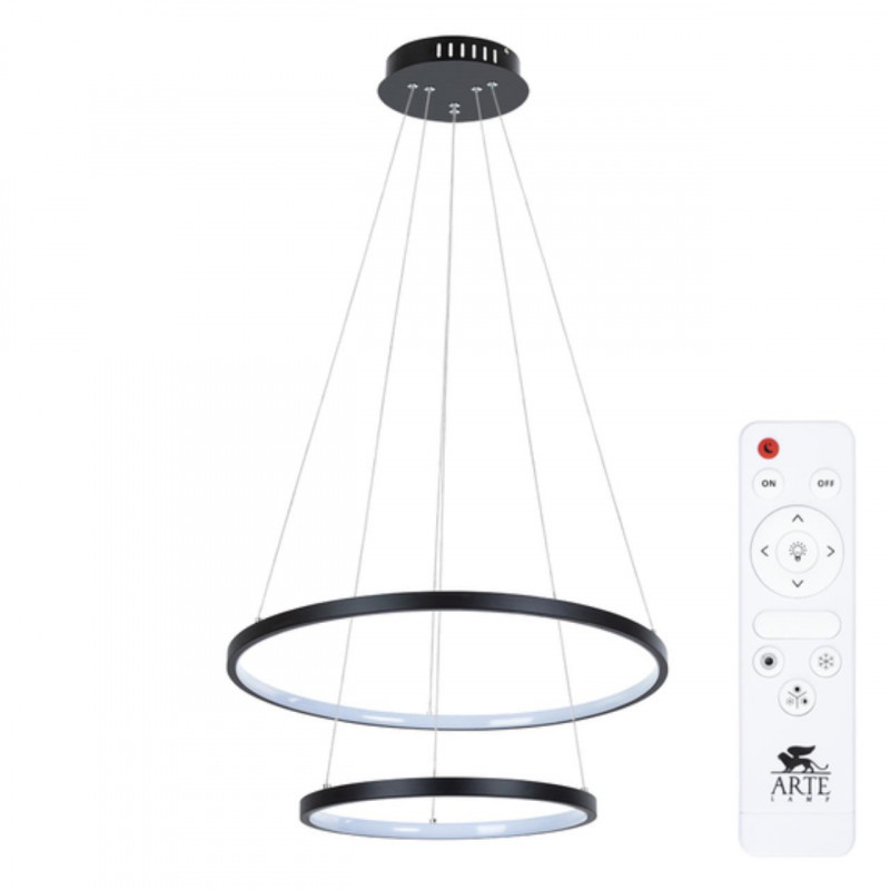 Каскадная люстра ARTE Lamp FRODO A2197SP-2BK