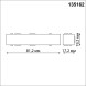 Подвод питания Novotech Flum Track Black 135162