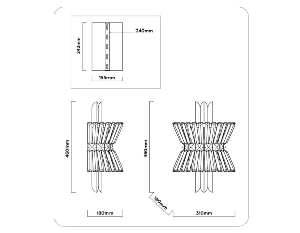 Бра Ambrella Light LH41029 HIGH LIGHT