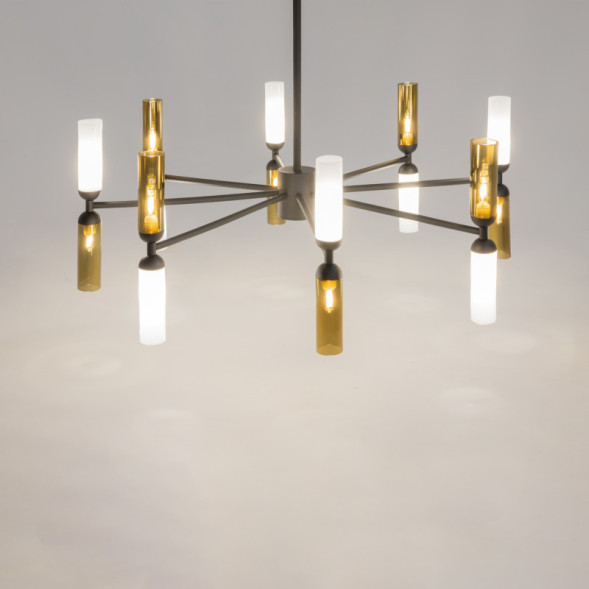 Люстра на штанге Maytoni MEMORY MOD177PL-16G