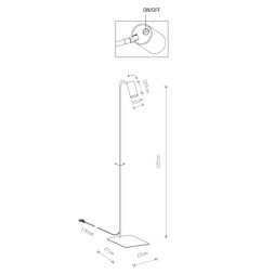 Торшер Nowodvorski MONO 7711