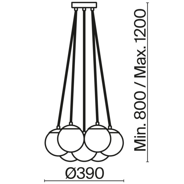 Подвесная люстра Freya FIESTA FR5231PL-07CH