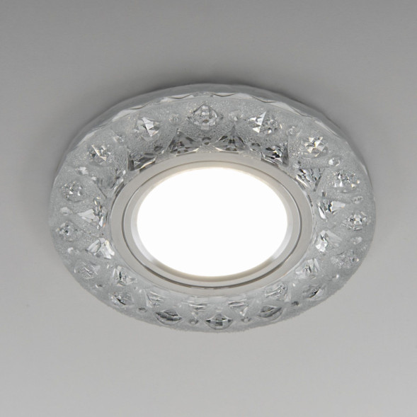 Встраиваемый точечный светильник Elektrostandard 2222 MR16 CL прозрачный