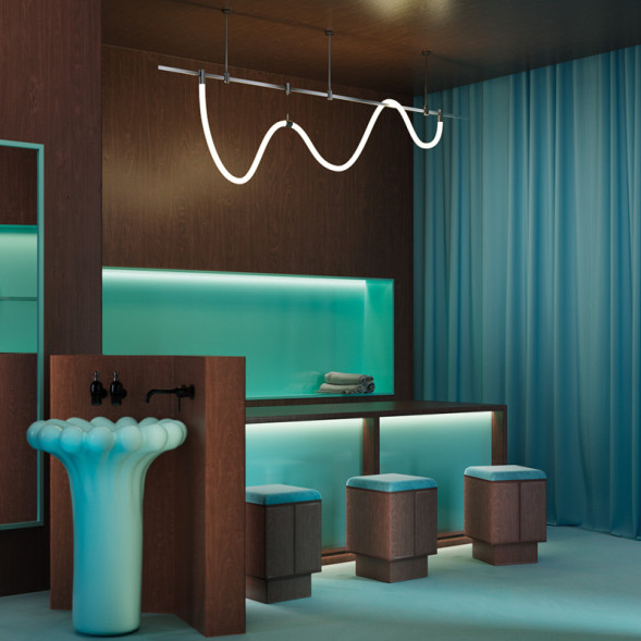 Трековый магнитный светильник TR154-1-27W4K-PT Maytoni Technical Tau