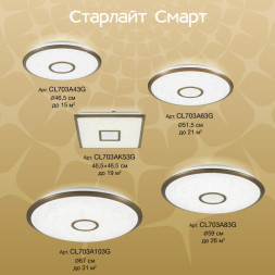Потолочный светильник Citilux Старлайт Смарт CL703A43G