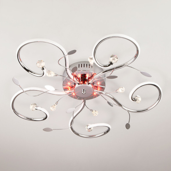 Потолочная люстра Eurosvet CURL 90129/5 хром