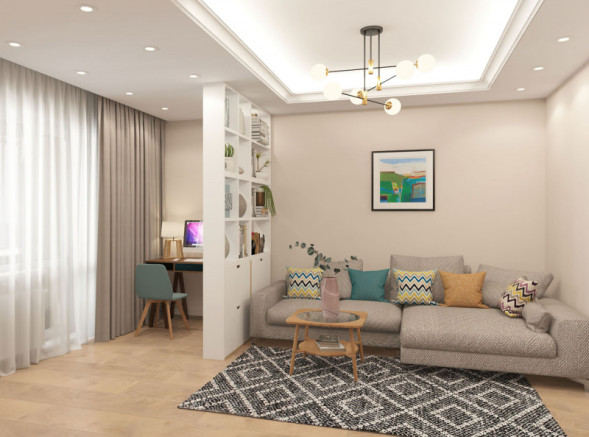 Люстра на штанге Kink Light Кайри 07605-6,20