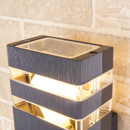 Уличный настенный светильник Elektrostandard Techno 1449 черный