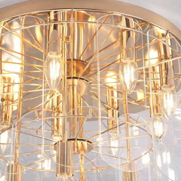 Потолочная люстра Eurosvet 60170 золото CLAIRE