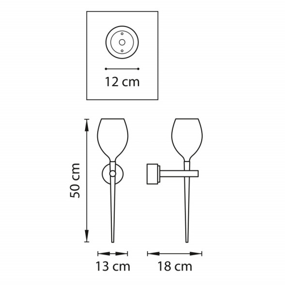 Бра Lightstar META DUOVO 807611