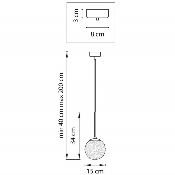 Подвесной светильник Lightstar BARI 815210